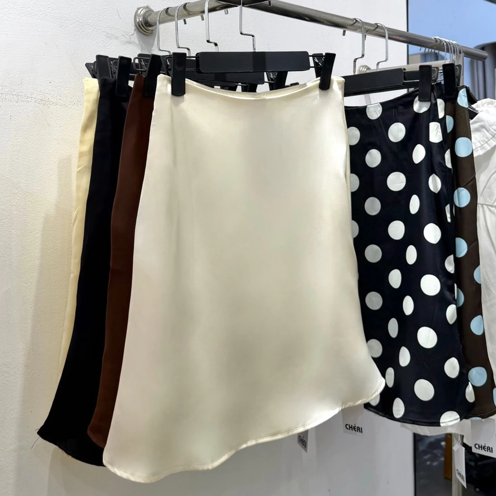 Midi Silk Skirt